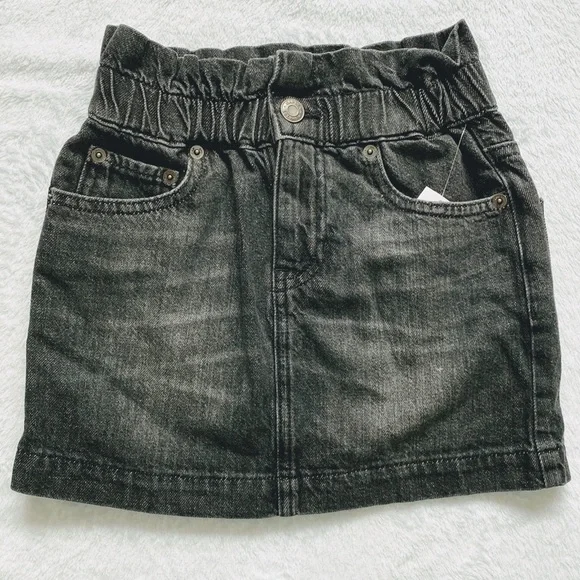 Paperbag Denim Skirt Gap Paperbag Skirt Denim Paperbag Waist Pull